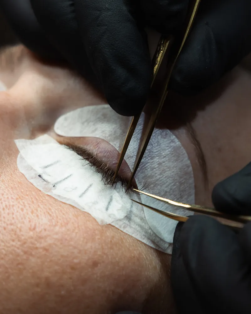 Brow and lash treatment at G d'Or Beauty Studio