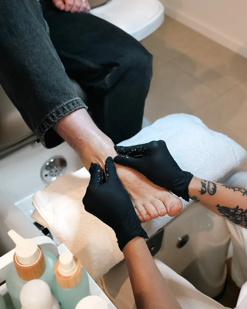 Pedicure treatment at G d'Or Beauty Studio